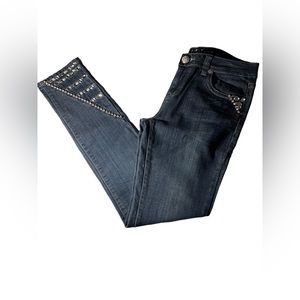 LA idol USA Jeans Women’s Rhinestone Glam Slim Bootcut